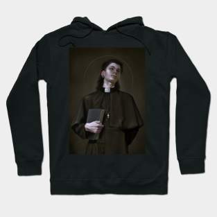 pastor realistic painting Hoodie